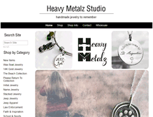 Tablet Screenshot of heavymetalz.com